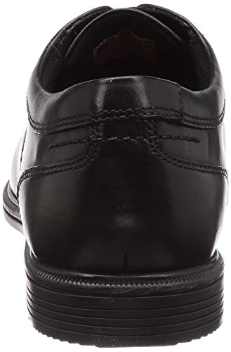 Rockport Taylor Waterproof Cap Toe Business Shoes, Men's, Black, 25.0 cm Wide