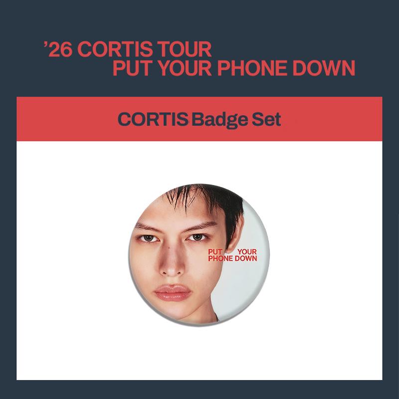 CORTIS '26 Tour Badge Sleutelhanger Spiegel & Speld
