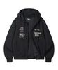 Alvinclo Patch Print Two-Way Zip-Up Hoodie Azh773 (3 Colors)