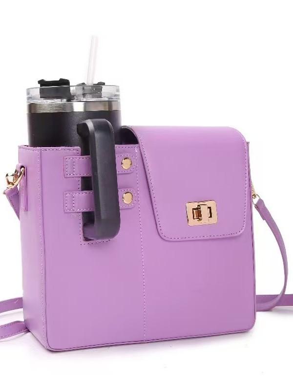 Modna, izolowana torba crossbody na napoje o dużej pojemności