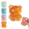 Little Bear Squeeze Toy Soft TPR Fidget for Stress Relief Realistic Gummy Candy Design Slow-Rising Toy Novelty Gift for Anxiety Party Favors