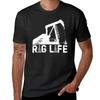 Funny Rig Life Oil Drilling Roughnecks Oilfield Worker Unisex Tshirt Shirts Graphic Unisexs Workout Shirts
