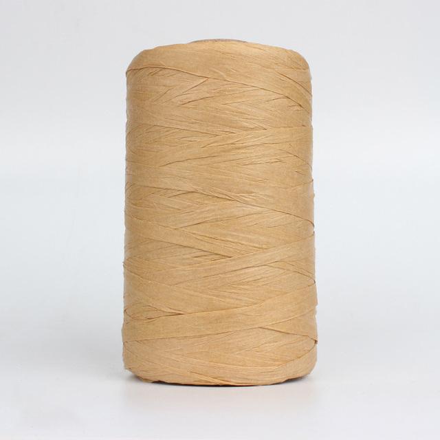 280-300 Meters Raffia Yarn For Hand Knitting Summer Raffia Straw Hats Bags Crochet Yarn Handmade Craft Knit Yarn Thread 24 Color