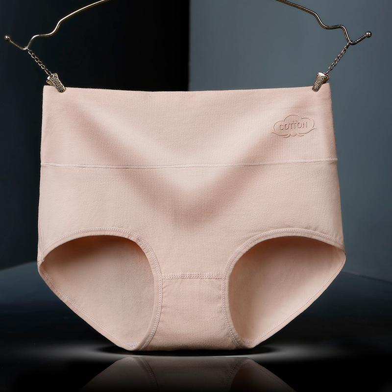 Graphen Antibakterielle Damenunterwäsche Reine Baumwolle Bauchweg-Unterwäsche Bedruckte High-Waist-Unterwäsche für Damen Slips