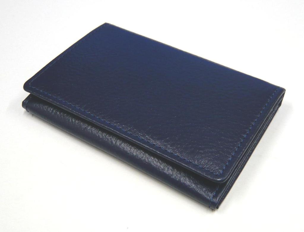 Blue grained leather business card metal touch silver pen and maple wood barrel retro ballpoint pen set holder, MEIL-ALST-HS47S