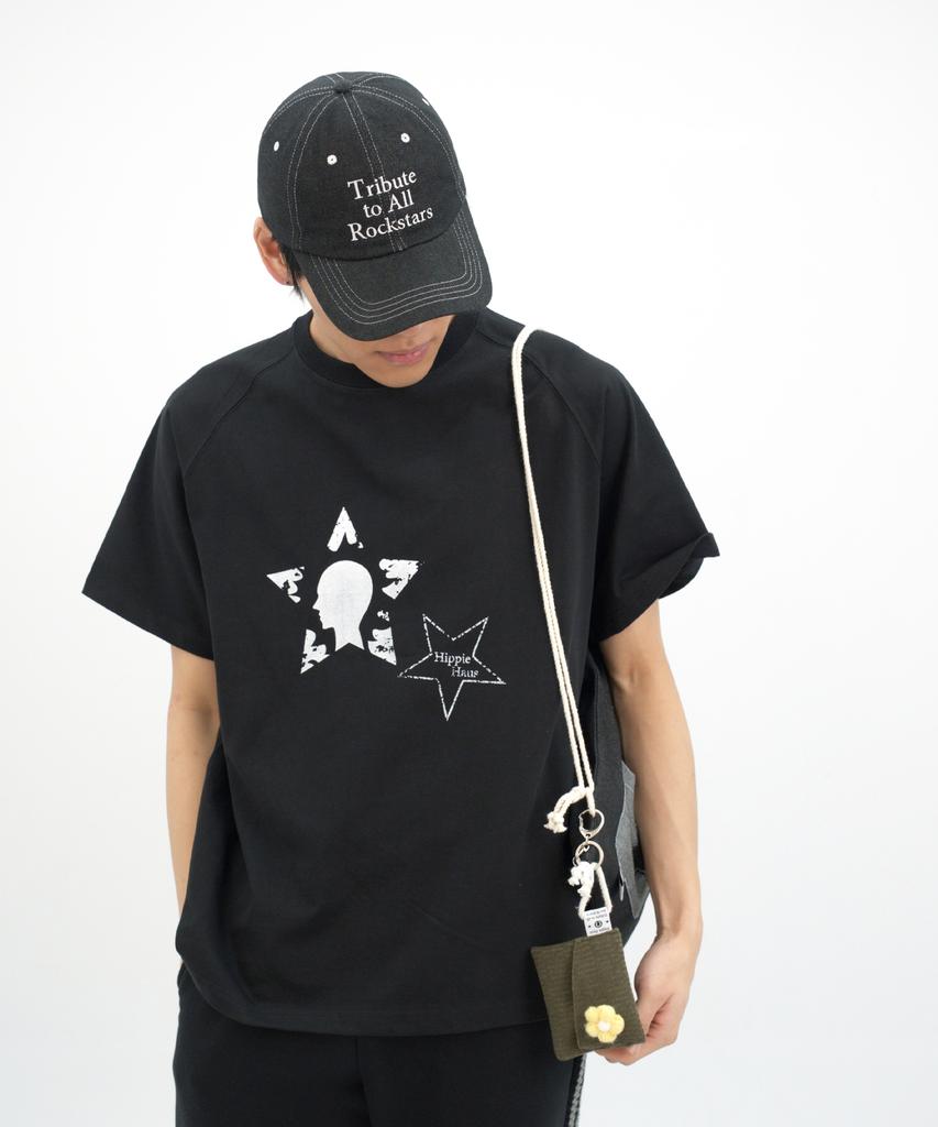Hipihauseu Hh Star Raglan Core Essential T-Shirt