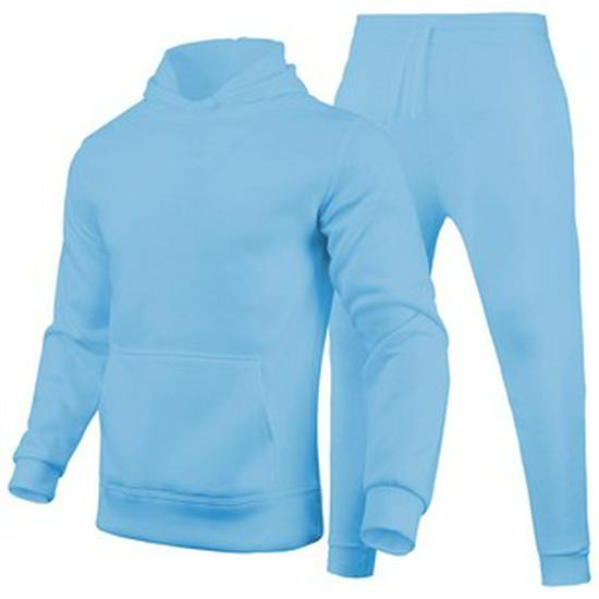 Women's Heartbeat Print Hoodie & Sweatshirt Sportswear Set - Spring/Autumn Casual Style