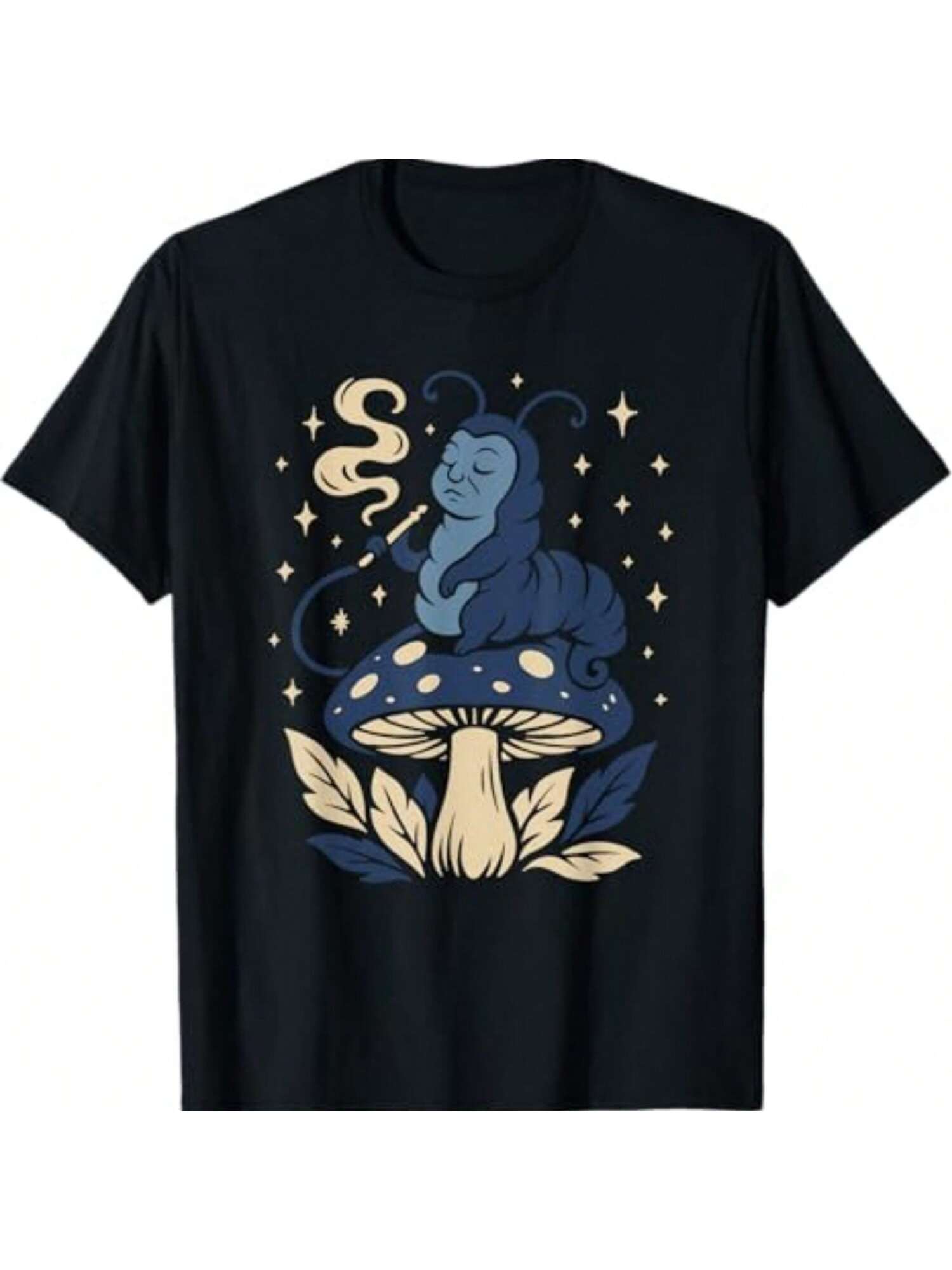 

Алиса в Стране Чудес Гусеница Персонажи Льюис Кэрролл Футболка XXXXXL чёрный