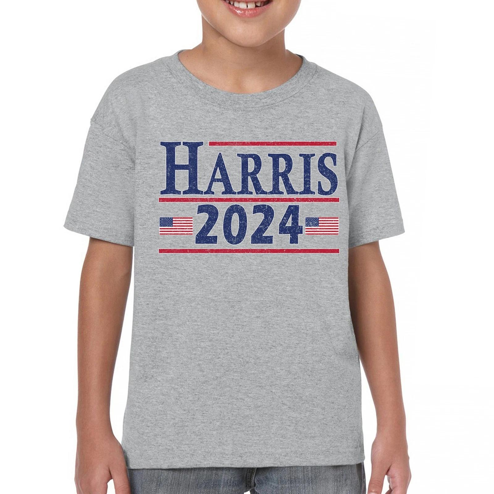

Vintage Harris 2024 Youth kids boys T-Shirt I m Speaking 47 Madam President Kamala Kids 160