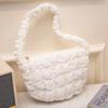 New fashion cloud underarm bag trendy versatile soft velvet mobile phone cosmetic bag