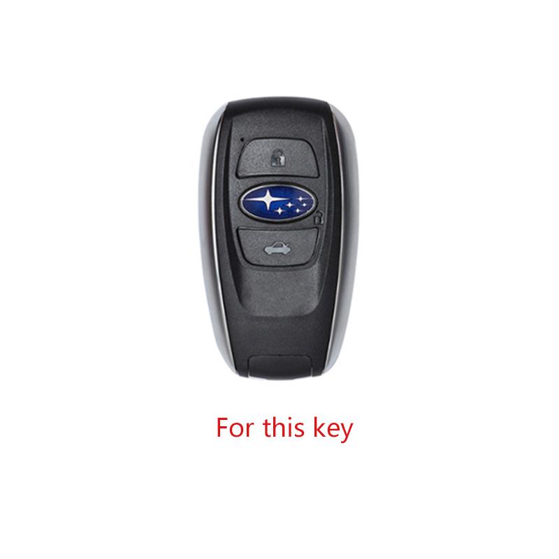 Car Key Case Cover Keychain For Subaru BRZ XV SV Forester Legacy Outback Crosstrek Impreza WRX Ascent Key Accessories kuh7