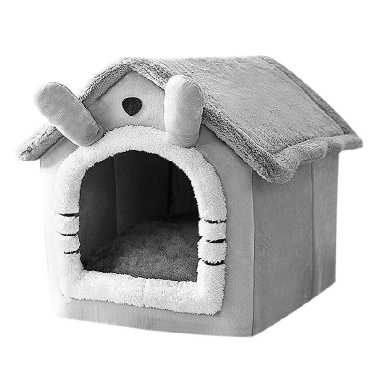 

Indoor Pet House Bed Warm Sleeping Nest for Small Dogs Detachable Design 1