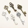 20-50pcs Alloy Metal Key Charms Pendant DIY Jewelry Making Accessories Findings for Earrings Necklace Bracelet