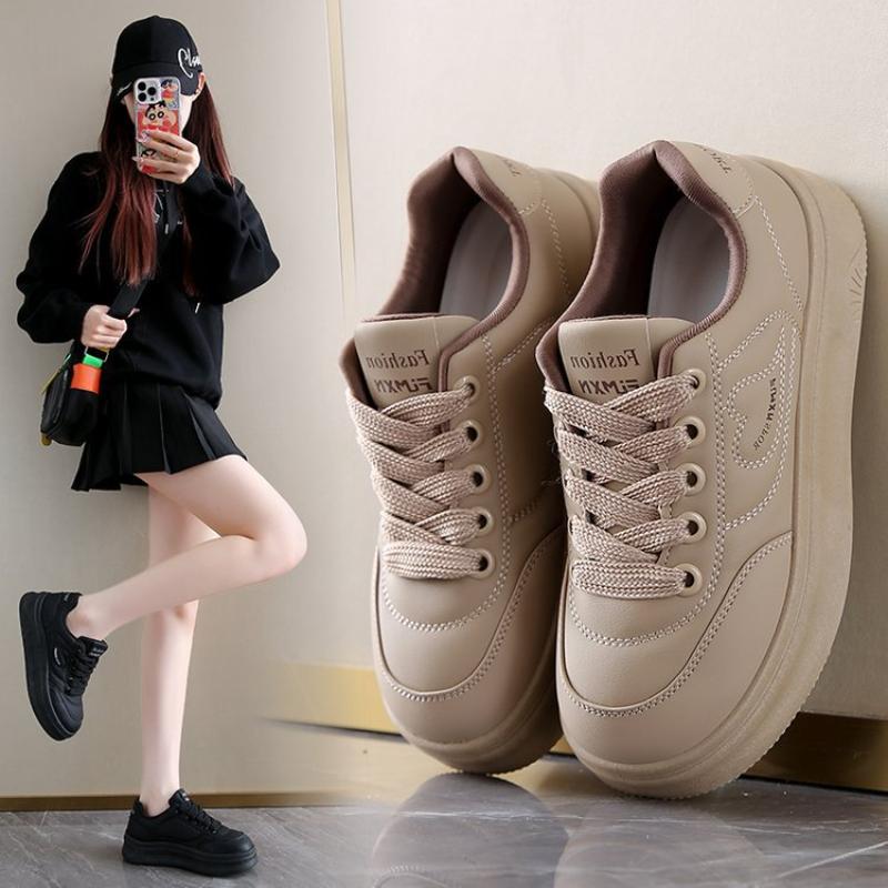 Spring, Summer, Autumn and Winter Women's Shoes Women's Sneakers Increase Height, Comfortable and Wear-resistant Sports Casual Shoes