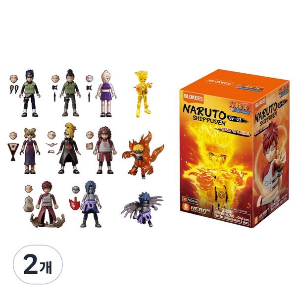 Blokee Mimi World Naruto Figure Galaxy Version Random Shipment GV03 2ea