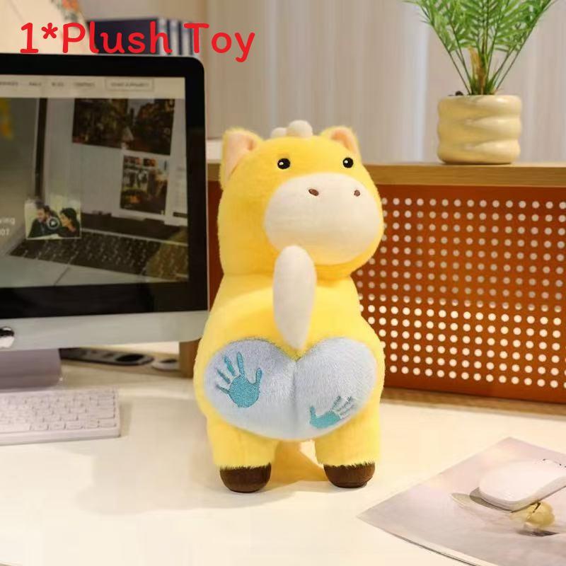 Lucky Year Of The Horse Plush Toy With Short Velvet Fur For Home Decor And Gifts