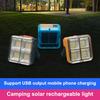 1Pcs Portable Outdoor Floodlight Solar Rechargeable Multifunctional Led Work Light 1200Mah Lithium Battery Suitable For Camping