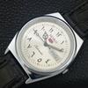 REFURBISHED SEIKO 5 AUTOMATIC 6309A JAPAN MENS VINTAGE SILVER WATCH a442585-1