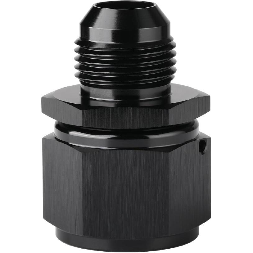 6AN Female Swivel To 8AN Male Flare Expander Fitting Adapter Aluminum Black