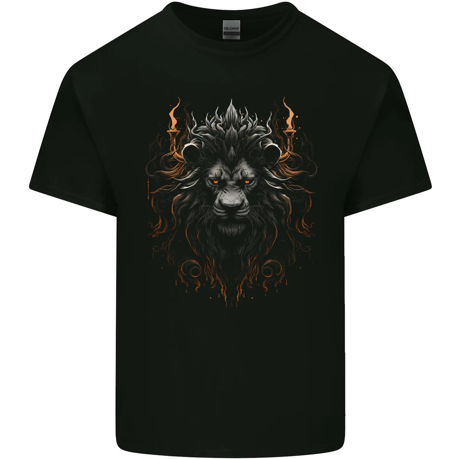 King of the Lions Fantasy Kids T-Shirt Childrens 4XL