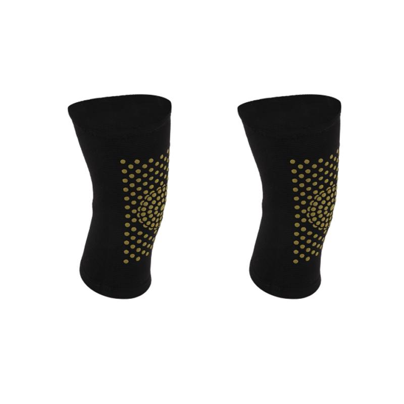 2 PCS Self-heating Knee Pads Improve Blood Circulation Breathable Warm Wormwood Knee Pads Socks
