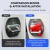 SEAMETAL Car Door Lock Shock Absorber Pad Silicone Strip Door Lock Buckel Protector Cover Sound Damper Buffer Deadener
