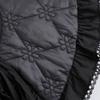 Sequins Quilted Cape False Collar Chinese Ruffled Lace Shawl Wrap Scarf Decorative Accessory for Women Girls Clothing