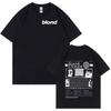 Rapper Frank Musik Album T-Shirt Blondes Meer Hohe Qualität Übergroße T-Shirts Unisex WoUnisex Hip Hop Retro Mode T-Shirt Streetwear