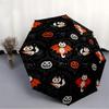 1pc Halloween Cats Automatic Open/Close Umbrella, Windproof, Folding Compact Umbrella with Lightweight Design for Women/Men078