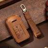 For Volvo XC60 XC90 S90 Car Key Cover Handmade Genuine Leather Protective Cover Scratch-resistant Smart Key Protection Cover