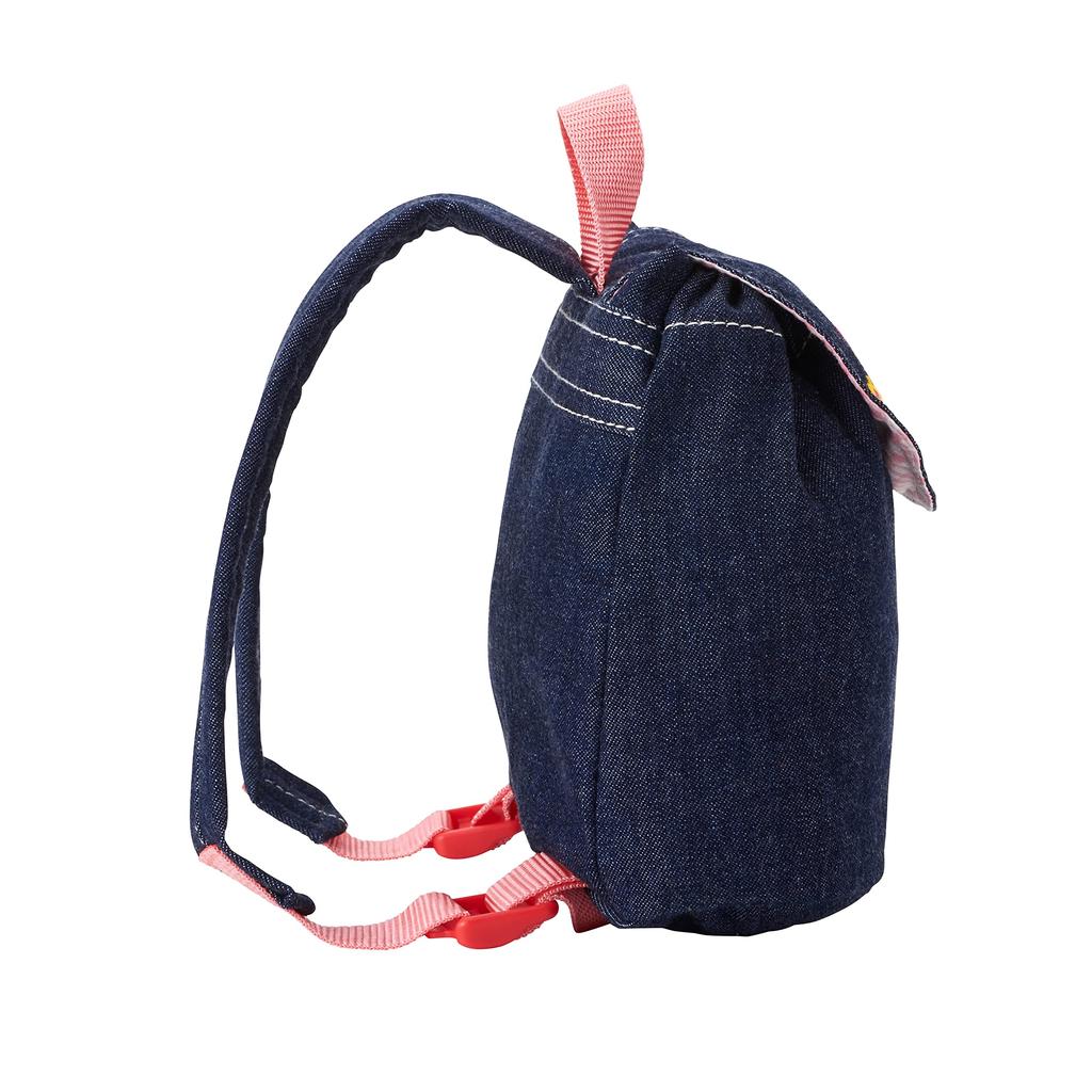 Mochila Mochila de Bebê Mochila Jeans Bolsa com Logo Bolsa Meninos Meninas Bebê Crianças Roupas de Bebê Roupas Rosa [MIKI HOUSE] Infantil 10-8202-496
