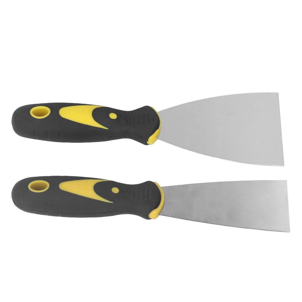 3PCS Stainless Steel Putty Knife Set Drywall Finishing Spackle Knife  for Patching and Painting