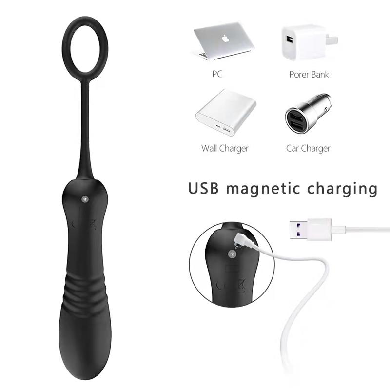 Bezdrátové dálkové ovládání Dildo Vibrátor Stimuluje vaginální klitoris Teleskopické vibrace Egg G Spot Masager Sexuální hračky pro ženy