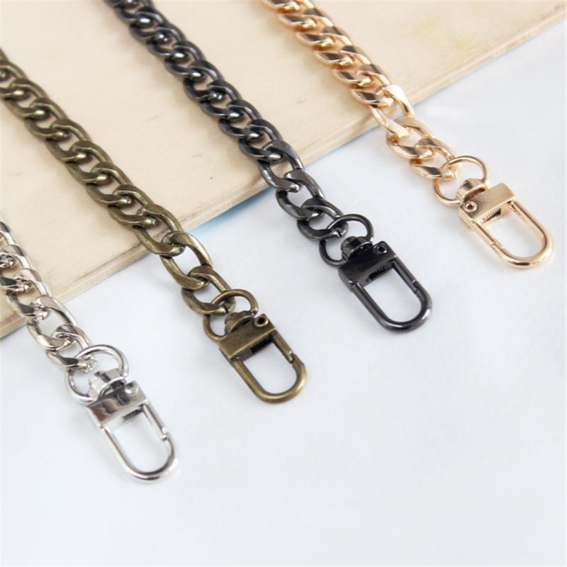 Catena Borsa Tracolla con Fibbie Moda Catena Piatta Tracolla a Tracolla Cinghie di Ricambio 40-120cm Accessori Borsa