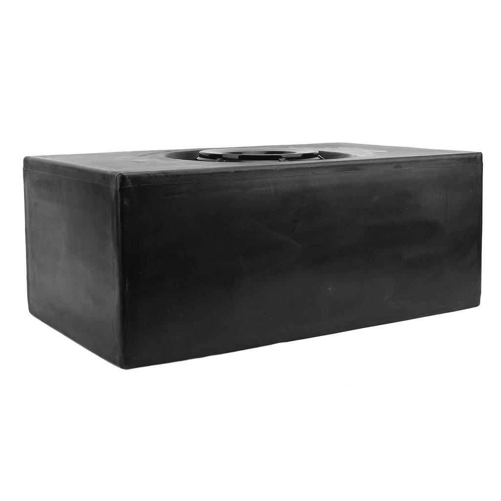 8 Gallon RV Water Storage Tank Food Grade PE Fresh Water Holding Tank for Trailer Camper Boat Yacht Black