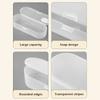 Multi-functional Plastic Storage Box Transparent Stackable Pen Box Large-capacity Pencil Case Students