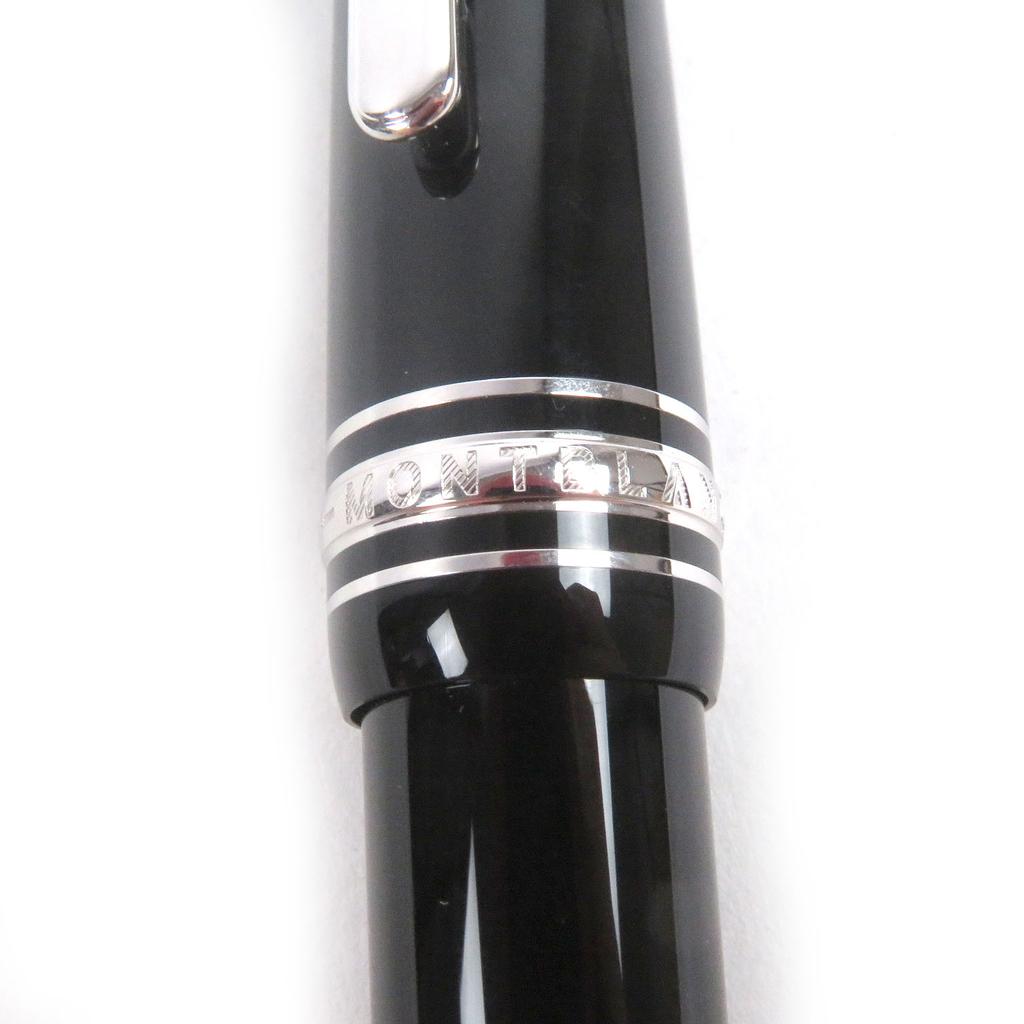 Excellent MONTBLANC Ballpoint Pen Meisterstückle Grand Twist Type Black Silver Used