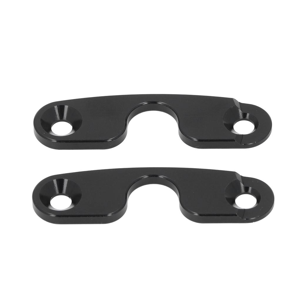 Verbessertes Sonnenblenden-Reparaturset Aluminiumlegierung Hochleistungs-Sonnenblenden-Befestigungsclips für JK 2018 für JL JLU 2018 2023