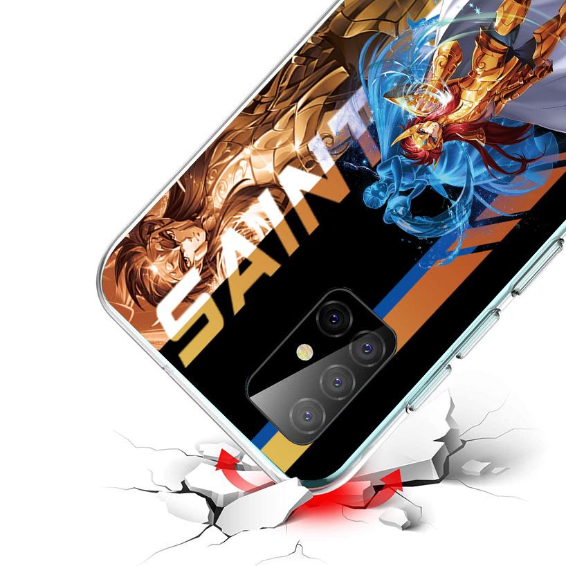 Anime Saint-Seiya Phone Case For Samsung Galaxy A52 A32 A22 A12 A51 A31 A50S A30S A20S A10S Note 20 Ultra 10 Plus S10 A72 A71 Ga