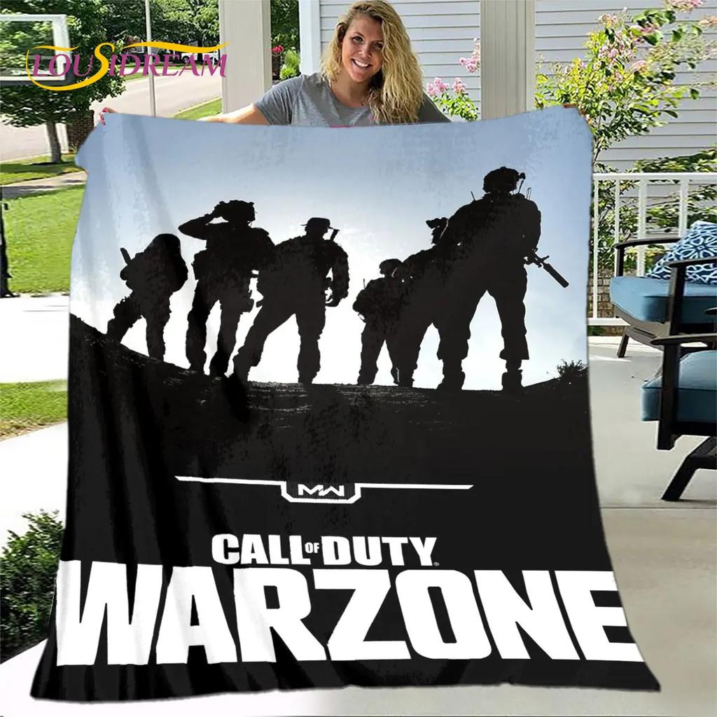 Game COD, Call of Duty Gamer Soft Plush Blanket,Flannel Blanket Throw Blanket for Living Room Bedroom Bed Sofa Picnic Cover Kids