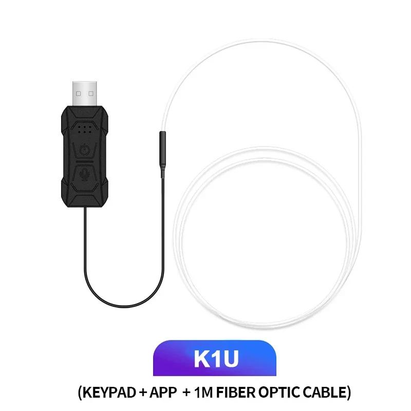 

Освещение салона автомобиля, светодиодная лента RGB, невидимая USB-оптоволоконная лампа, декоративная отделка, поддержка управления через приложение