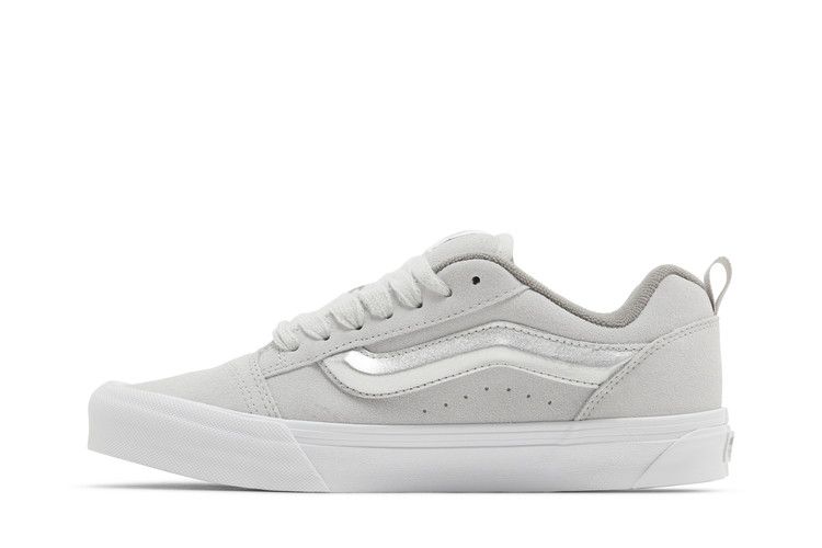 Men's Sneakers Vans Knu Skool Metallic Silver Metallic Silver/True White