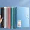 5Pcs Four Hole A4 Punching Loose Leaf Clip Student Exam Paper Organizing Folder Paper Clip Bookclip A4 Transparent Storage Data Book