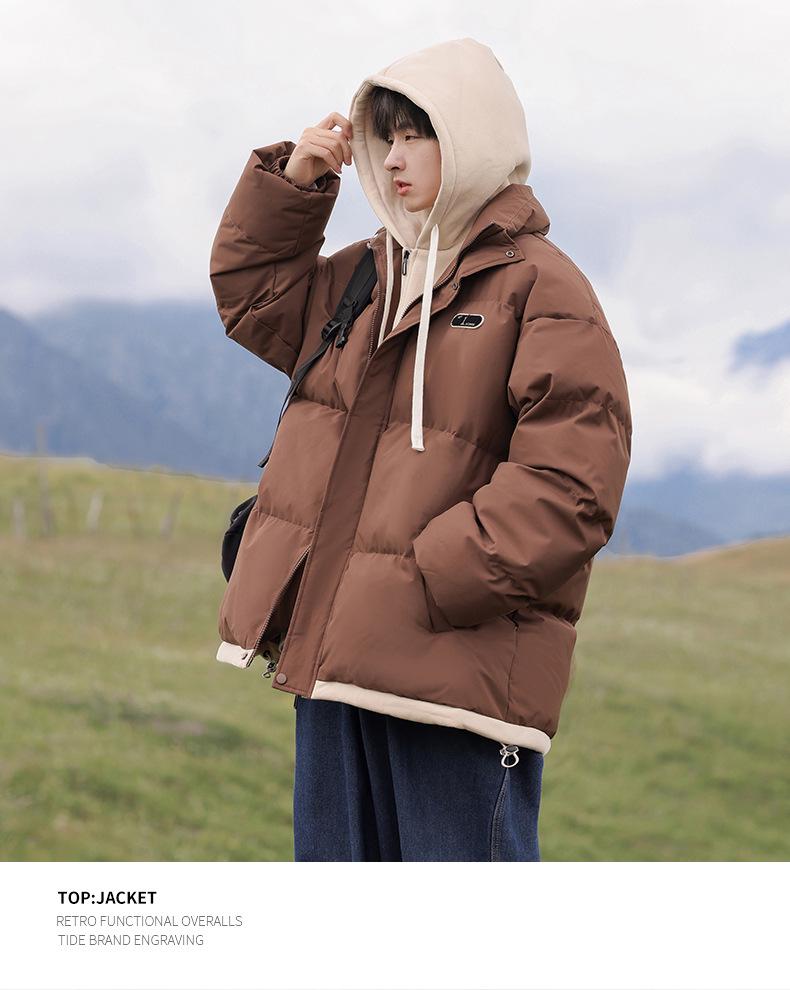 Men's Thickened Winter Cotton-Padded Jacket - 2025 Trendy Two-Piece-Style Coat