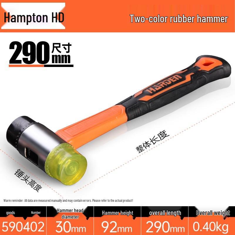 Handon Gummihammer ohne Rückschlag für die Fliesenverlegung