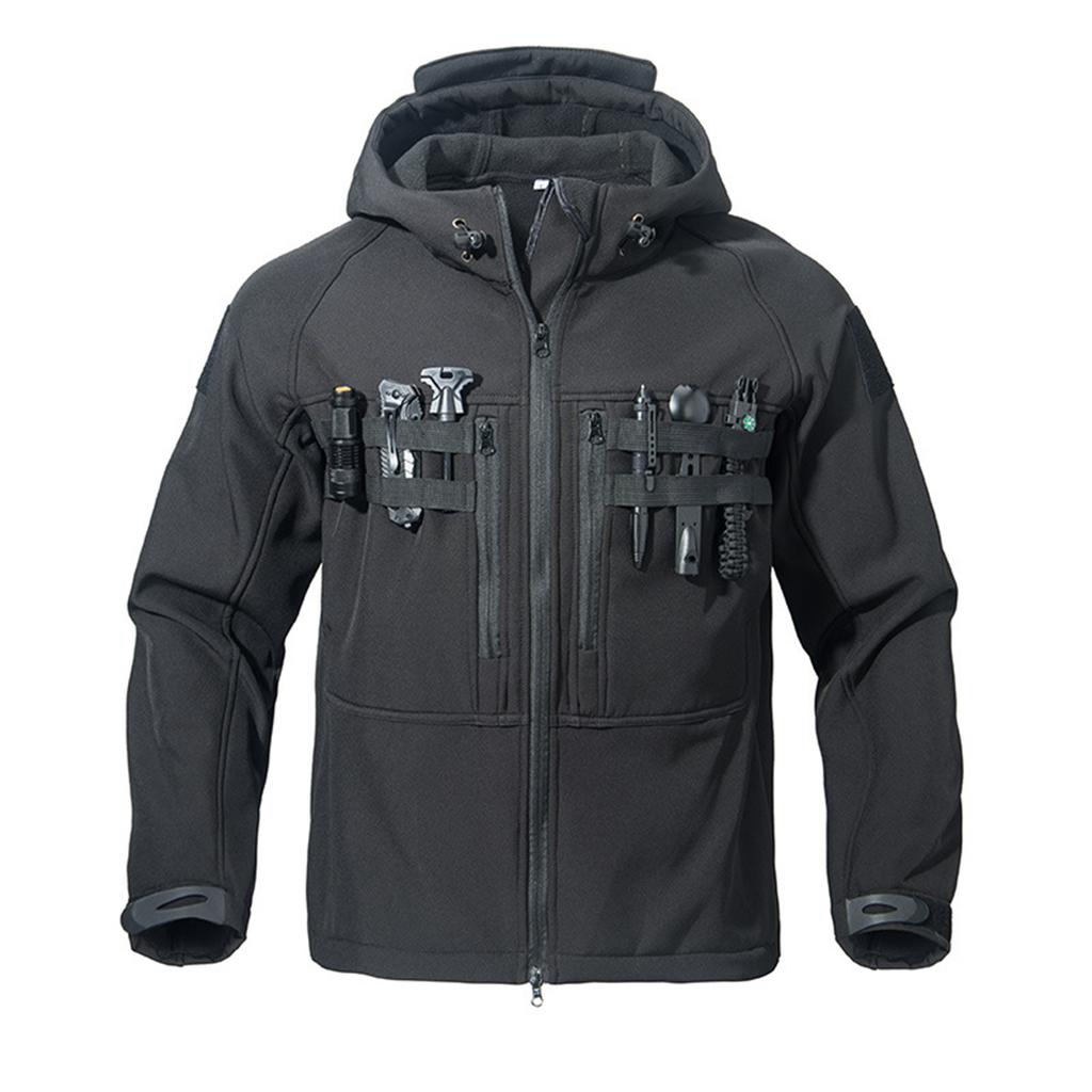 Men's Winter Solid Color Jackets Men's Fashion Trend Jackets Breathable Windproof Jackets Outdoor Sports Jackets