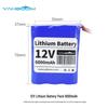 12V 9600mAh Smart ROS Trolley Lithium Battery Pack 18650