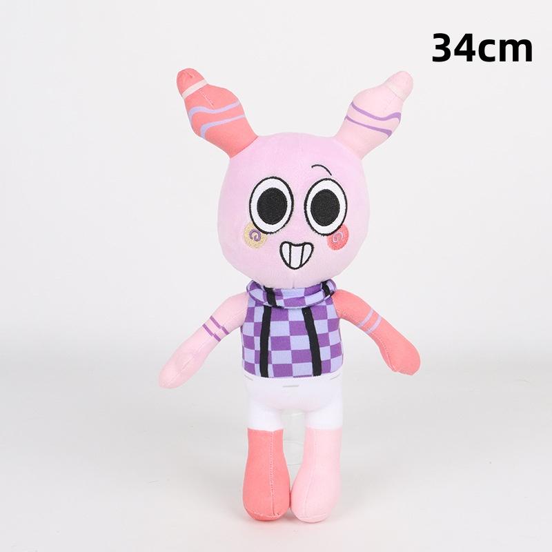 15-40cm Dandy's World Plysj Goob Pebble Dandys World Plysjleke Skrekkspill Myk Utstoppet Søt Puteplysj Leketøy For Barn Gaver