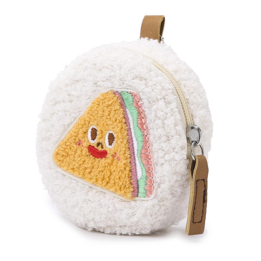 Pendant Small Makeup Bag Bear Earphone Bag Fashion Plush Coin Purse Keychain  Daily