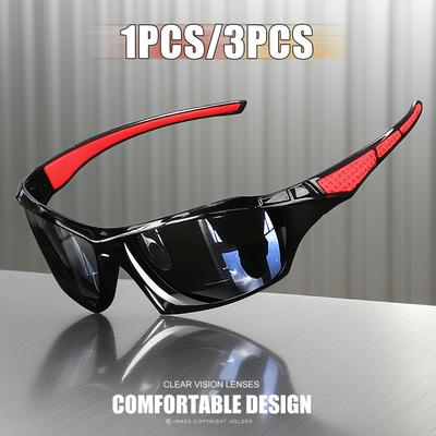 1/3 sztuki Modne Sportowe Okulary Przeciwsłoneczne Polaryzacyjne Ochrona UV Spersonalizowane Okulary Owalna Oprawka Męskie i Damskie Okulary UV400